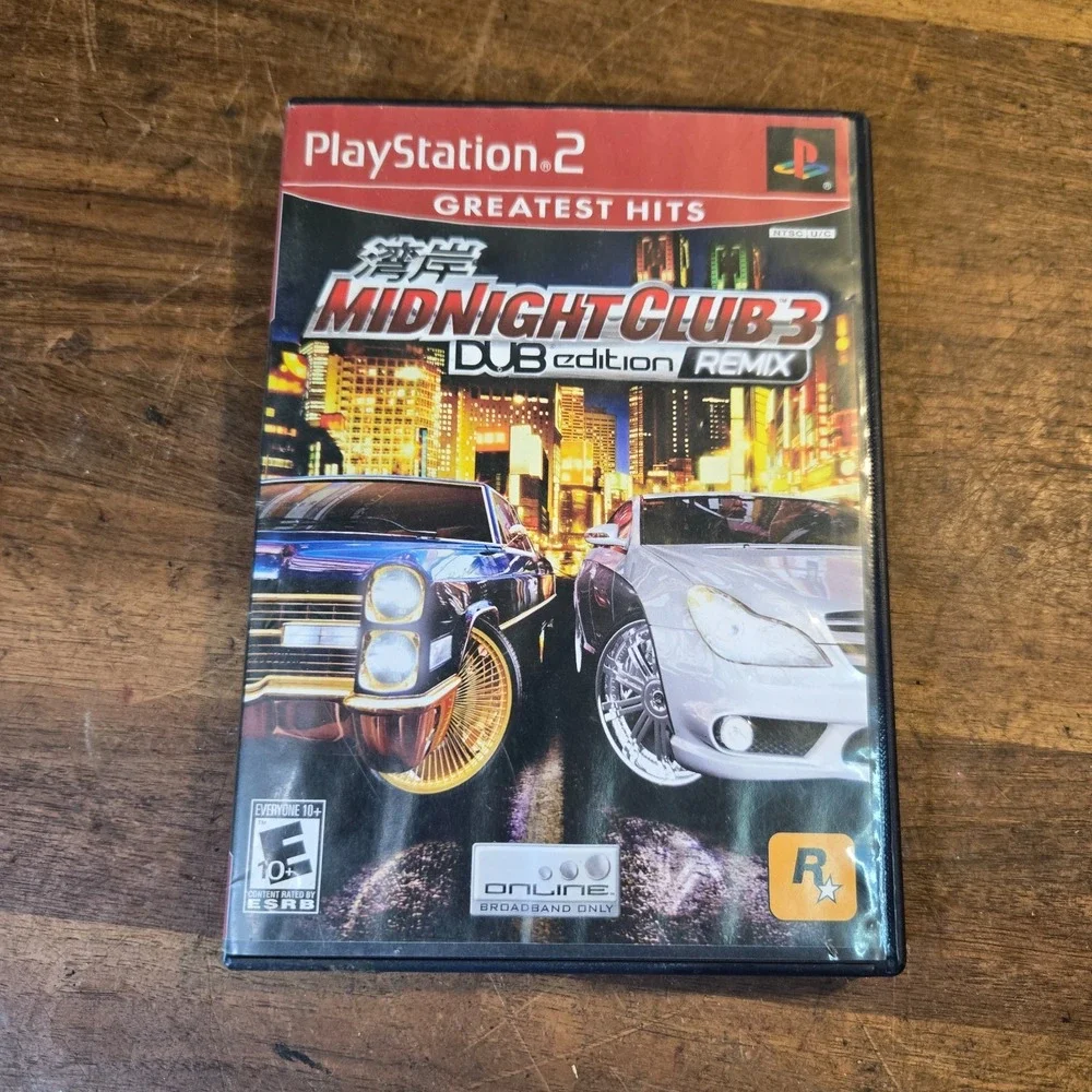 Midnight Club 3 Dub Edition Remix (Playstation 2, 2006) w/ manual